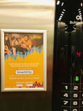 Publicitate in lift, Clever